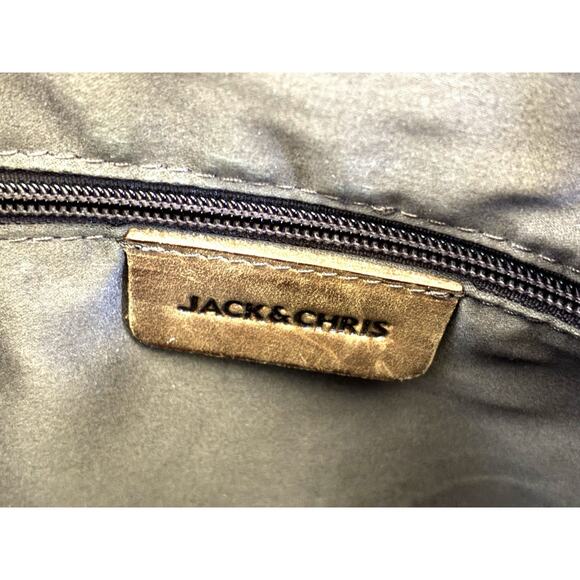 Jack&Chris Brown Leather Laptop Messenger/Briefcase – Men’s Business Travel - Picture 7 of 10